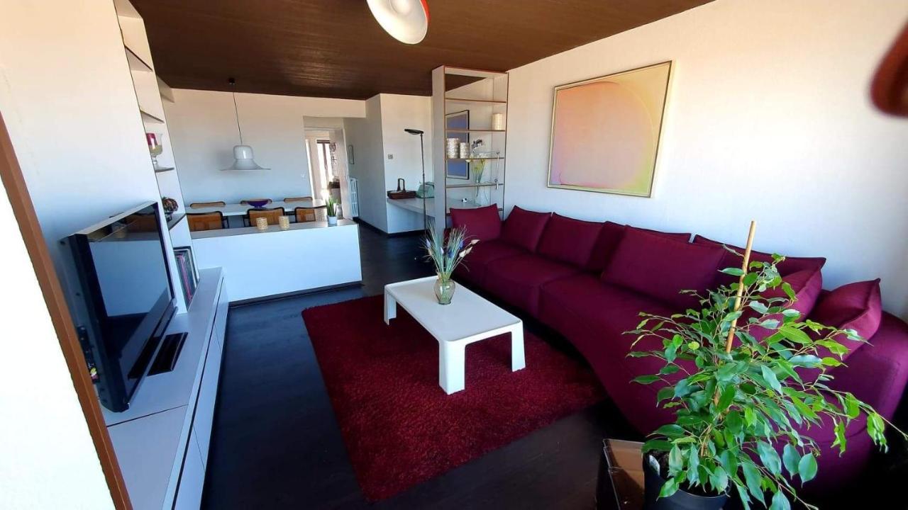 Modern Appartement Met Frontaal Zeezicht En Prive Parking Knokke-Heist Bagian luar foto